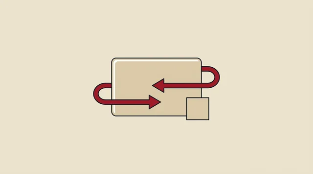 A payment reversed, drawn
